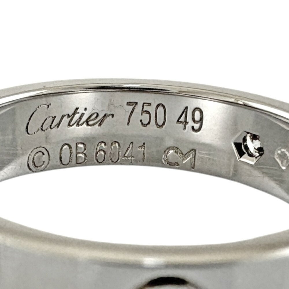 CARTIER Love 1P Diamond Ring 18K Size 4.75 #49 ⭐ - Picture 6 of 7